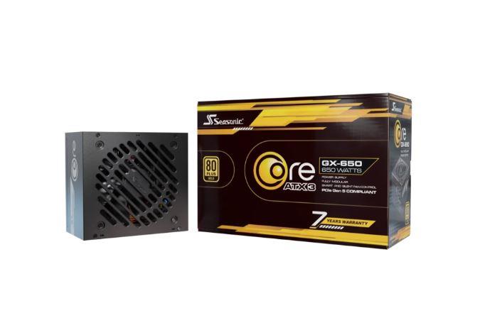 Power Supply SEASONIC CORE GX ATX 3.1 650 Watts Efficiency 80 PLUS GOLD MTBF 100000 hours COREGX-650