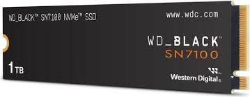 SSD WESTERN DIGITAL Black SN7100 1TB M.2 PCIe Gen4 NVMe 3D TLC Write speed 6900 MBytes/sec Read speed 7250 MBytes/sec WDS100T4X0E