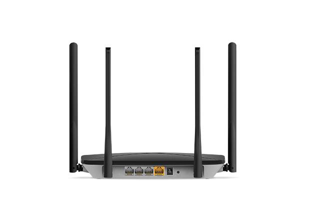 Wireless Router MERCUSYS Wireless Router 1167 Mbps IEEE 802.11a IEEE 802.11 b/g IEEE 802.11n IEEE 802.11ac 1 WAN 3x10/100/1000M LAN WAN ports 4 Number of antennas 4 AC12G - Image 2