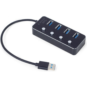 I/O HUB USB3 4PORT/UHB-U3P4P-01 GEMBIRD