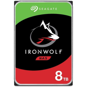 HDD SEAGATE IronWolf 8TB SATA 3.0 256 MB 7200 rpm Discs/Heads 5/10 3,5" ST8000VN004