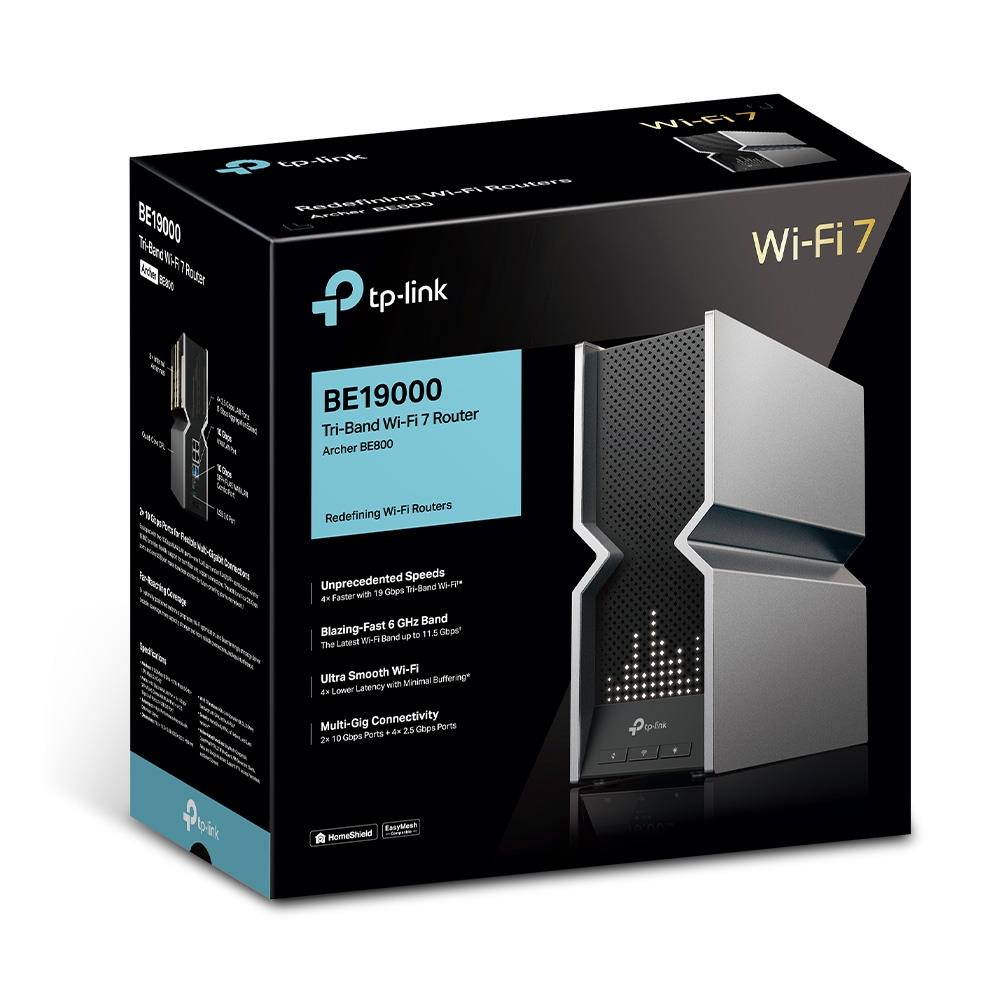 Wireless Router TP-LINK Wireless Router 19000 Mbps Mesh Wi-Fi 7 USB 3.0 4x2.5GbE 2x10GbE LAN WAN ports 2 Number of antennas 8 ARCHERBE800 - Image 4