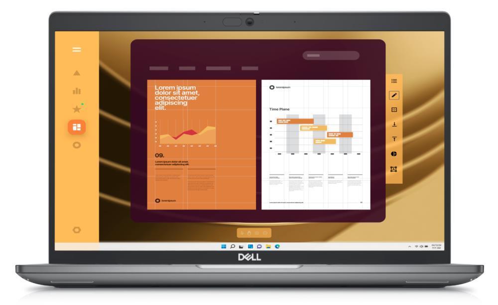 Notebook DELL Latitude 5450 CPU Core Ultra u7-165U 1700 MHz CPU features vPro 14" 1920x1080 RAM 16GB DDR5 5600 MHz SSD 1TB Intel graphics Integrated ENG Smart Card Reader Windows 11 Pro 1.4 kg N016L545014EMEA_VP - Image 2