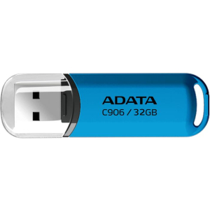 MEMORY DRIVE FLASH USB2 32GB/BLUE AC906-32G-RWB ADATA