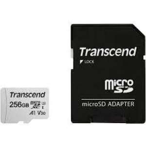 MEMORY MICRO SDXC 256GB W/ADAP/C10 TS256GUSD300S-A TRANSCEND