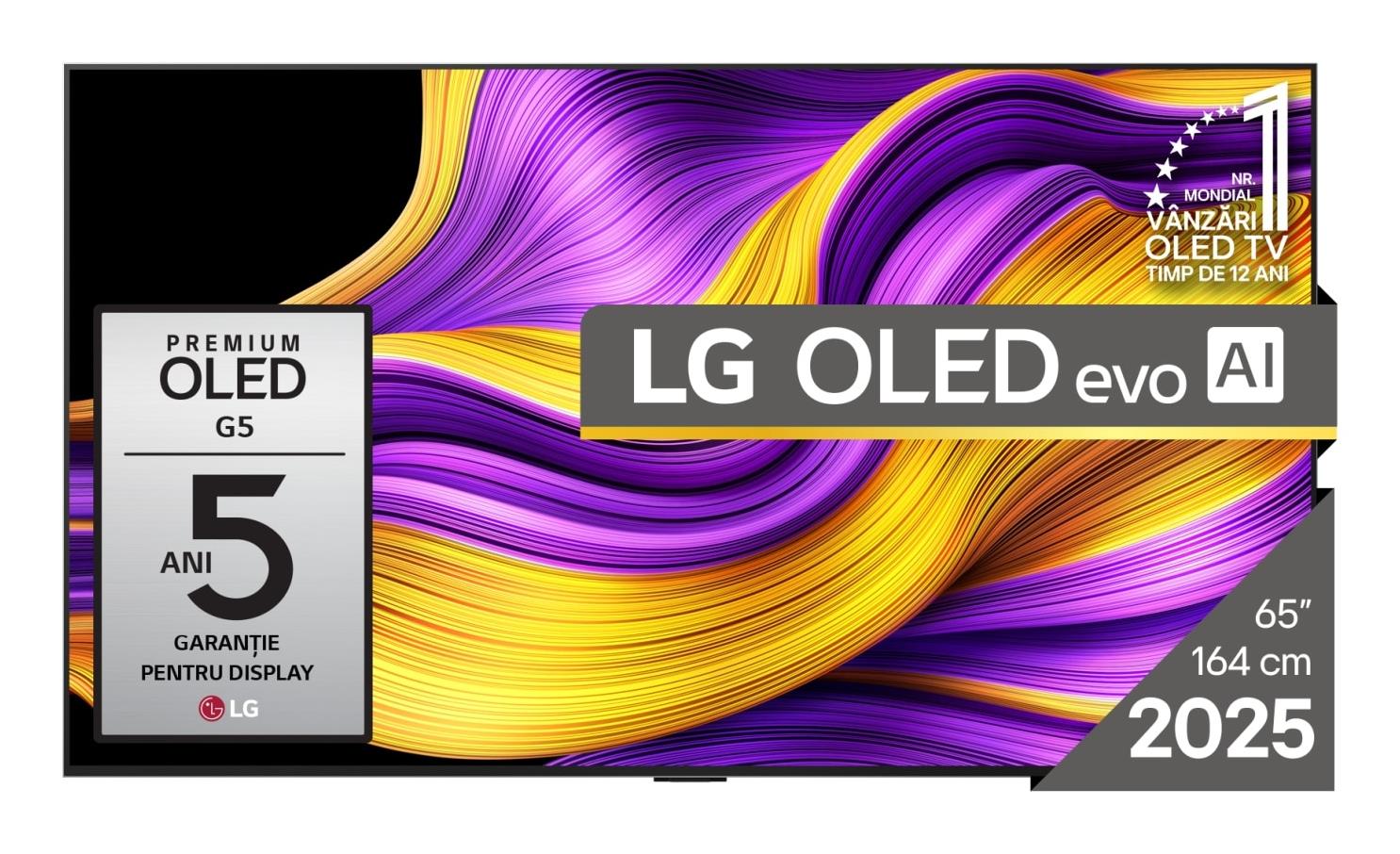 TV Set LG 65" OLED/4K/Smart 3840x2160 Wireless LAN Bluetooth webOS Black OLED65G51LW - Image 6