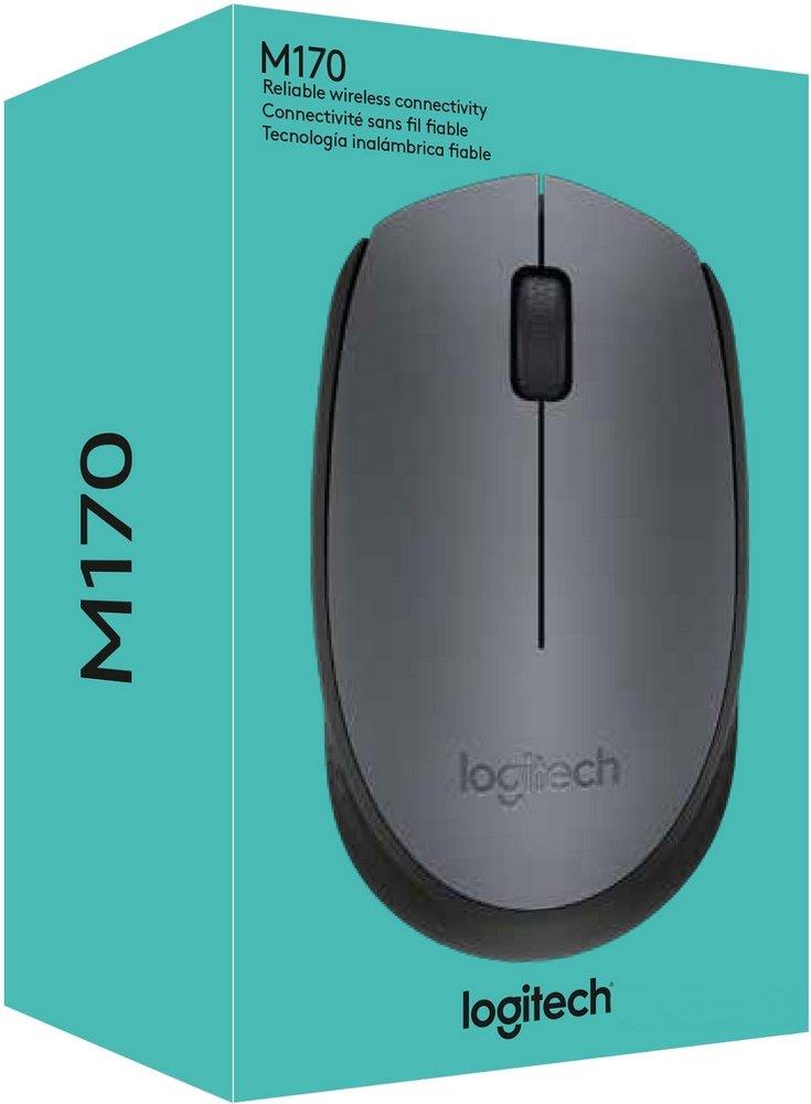 MOUSE USB OPTICAL WRL M170/GREY 910-004642 LOGITECH - Image 4