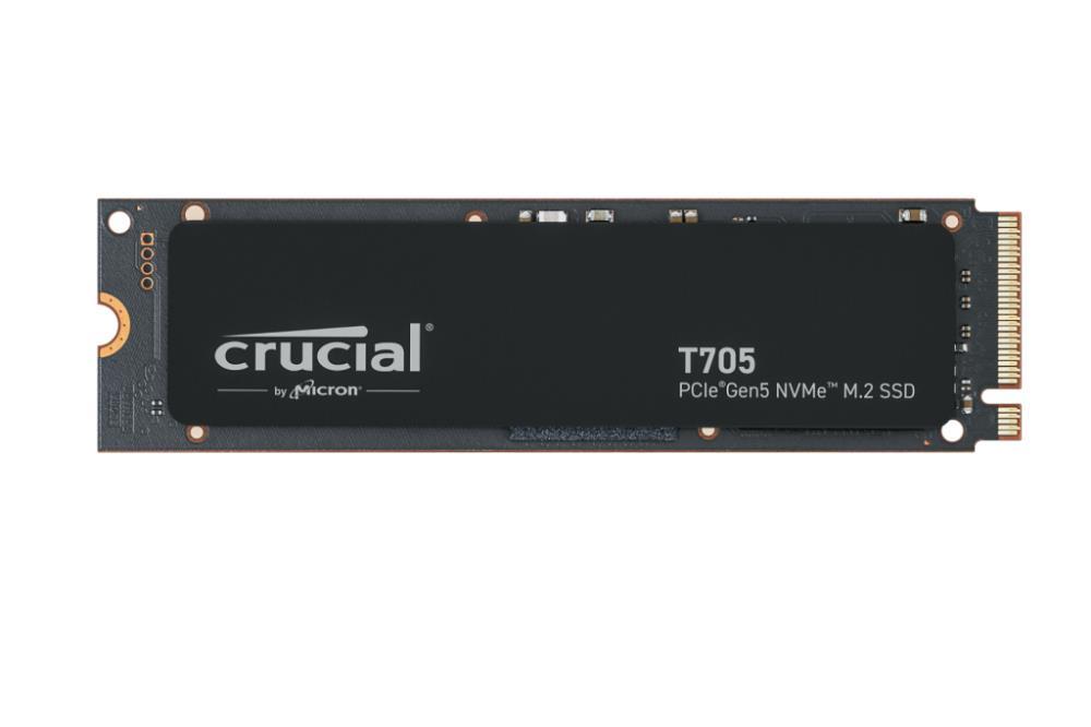 SSD CRUCIAL T705 2TB M.2 PCIe Gen5 NVMe Write speed 12700 MBytes/sec Read speed 14500 MBytes/sec TBW 1200 TB CT2000T705SSD3