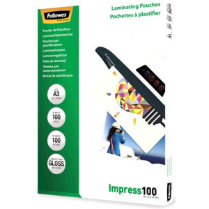 LAMINATOR POUCH GLOSSY/A3 100 100PCS 5351205 FELLOWES