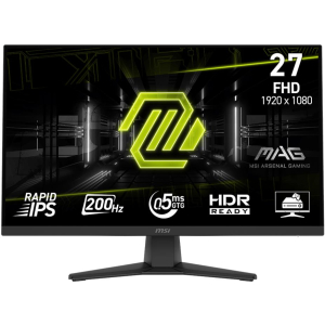 LCD Monitor MSI MAG 272F 27" Gaming Matte Panel IPS 1920x1080 16:9 200Hz 0.5 ms Colour Black MAG272F