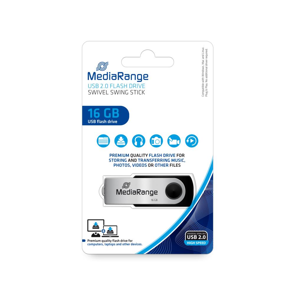 MEMORY DRIVE FLASH USB2 16GB/MR910 MEDIARANGE - Image 3