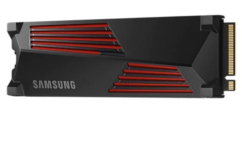 SSD SAMSUNG 990 PRO with Heatsink 4TB M.2 PCIe Gen4 NVMe TLC Write speed 6900 MBytes/sec Read speed 7450 MBytes/sec 2.3mm TBW 1200 TB MTBF 1500000 hours MZ-V9P4T0GW - Image 2