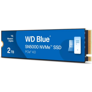 SSD WESTERN DIGITAL Blue SN5000 2TB M.2 PCIe Gen4 NVMe Write speed 4850 MBytes/sec Read speed 5150 MBytes/sec 2.38mm TBW 900 TB WDS200T4B0E