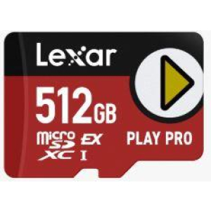 MEMORY MICRO SDXC 512GB UHS-I/PLAY LMSXPS0512G-BNNNG LEXAR