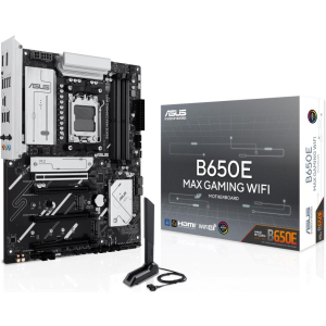 Mainboard ASUS AMD B650 SAM5 ATX Memory DDR5 Memory slots 4 2xPCI-Express 3.0 16x 1xPCI-Express 4.0 16x 1xPCI-Express 5.0 16x 3xM.2 1xHDMI 1xDisplayPort 2xUSB 2.0 5xUSB 3.2 1xUSB-C 1xRJ45 3xAudio port B650EMAXGAMINGWIFI