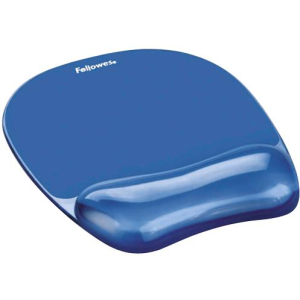 MOUSE PAD CRYSTAL GEL/BLUE 9114120 FELLOWES