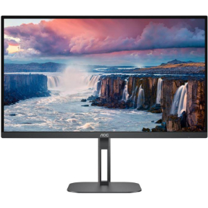 LCD Monitor AOC 27" Panel VA 2560x1440 16:9 75 Hz Matte 4 ms Speakers Swivel Pivot Height adjustable Tilt Colour Black Q27V5N/BK