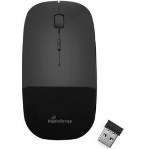 MOUSE USB OPTICAL WRL/BLACK MROS215 MEDIARANGE