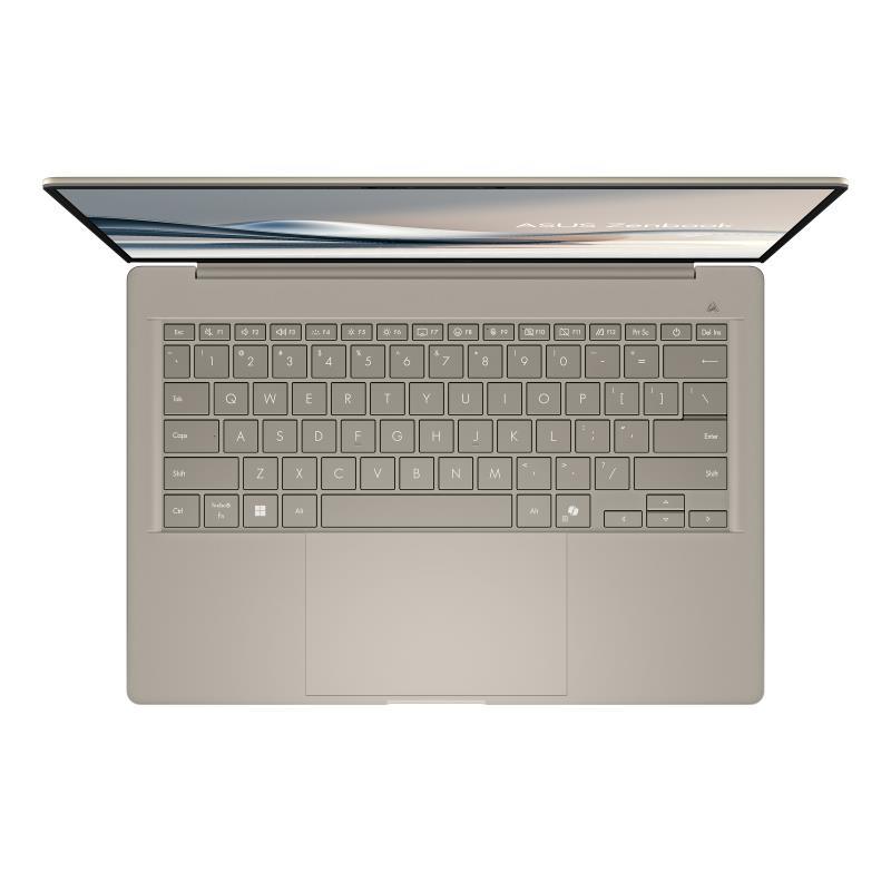 Notebook ASUS ZenBook Series UX3407QA-QD202W CPU Snapdragon X X1-26-100 14" 1920x1200 RAM 16GB LPDDR5x SSD 512GB Qualcomm Adreno Integrated ENG Windows 11 Home Beige 0.98 kg 90NB1501-M00E30 - Image 5