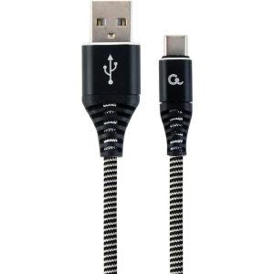 CABLE USB-C TO USB2 1M BLK/WHT/CC-USB2B-AMCM-1M-BW GEMBIRD