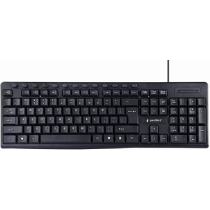 KEYBOARD MULTIMEDIA USB ENG/BLACK KB-UM-107 GEMBIRD