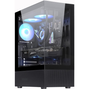 Case GOLDEN TIGER Raider DK-6 MidiTower Case product features Transparent panel Not included ATX Colour Black RAIDERDK6