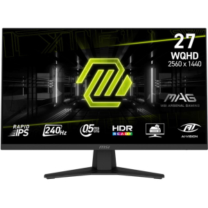 LCD Monitor MSI MAG 274QF X24 27" Gaming Matte Panel IPS 2560x1440 16:9 240Hz 0.5 ms Colour Black MAG274QFX24