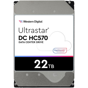 HDD WESTERN DIGITAL ULTRASTAR Ultrastar DC HC570 22TB SAS 512 MB 7200 rpm 3,5" MTBF 2500000 hours 0F48052
