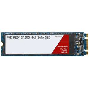 SSD WESTERN DIGITAL Red SA500 500GB M.2 SATA 3.0 Write speed 530 MBytes/sec Read speed 560 MBytes/sec 2.38mm TBW 350 TB MTBF 2000000 hours WDS500G1R0B