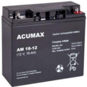 BATTERY 12V 18AH VRLA/AM18-12 ACUMAX EMU