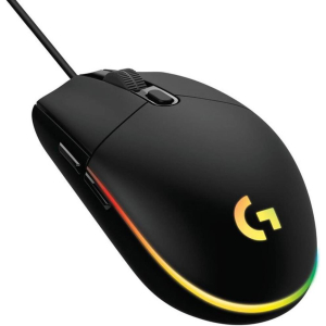 MOUSE USB OPTICAL G203/BLACK 910-005796 LOGITECH
