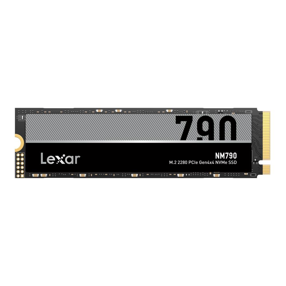SSD LEXAR NM790 1TB M.2 PCIe Gen4 NVMe Write speed 6500 MBytes/sec Read speed 7400 MBytes/sec 2.45mm TBW 1000 TB MTBF 1500000 hours LNM790X001T-RNNNG