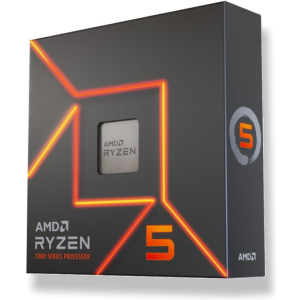 CPU AMD Desktop Ryzen 5 R5-7600X 4700 MHz Cores 6 32MB Socket SAM5 105 Watts GPU Radeon BOX 100-100000593WOF