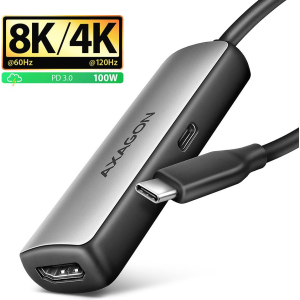 I/O ADAPTER USB-C TO HDMI/0.16M RVC-HI8KPD AXAGON