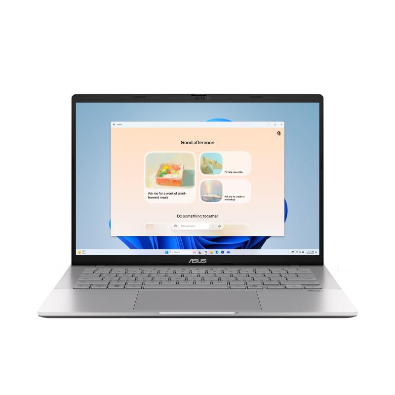 Notebook ASUS VivoBook Series S14 S3407VA-LY031W CPU Core i5 i5-13420H 2100 MHz 14" 1920x1200 RAM 16GB DDR5 SSD 512GB Intel UHD Graphics Integrated ENG Windows 11 Home Silver 1.39 kg 90NB1681-M00340 - Image 2