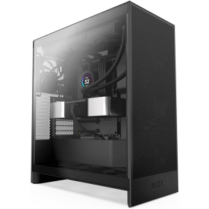 Case NZXT MidiTower ATX EATX MicroATX MiniITX Colour Black CM-H72FB-01