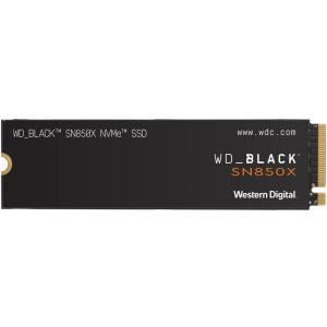 SSD WESTERN DIGITAL Black SN850X 4TB M.2 PCIE NVMe Write speed 6600 MBytes/sec Read speed 7300 MBytes/sec 2.38mm TBW 2400 TB WDS400T2X0E