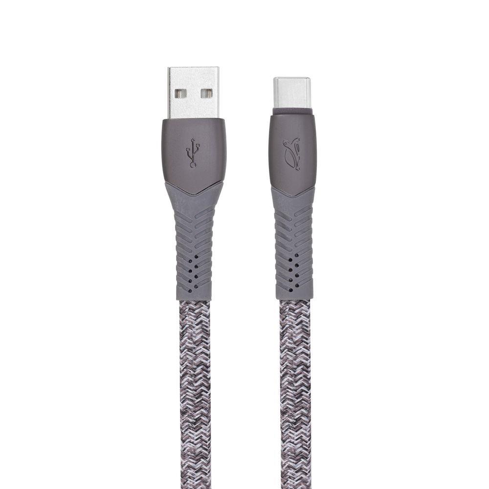 CABLE USB-C TO USB2.0 1.2M/GREY PS6102 GR12 RIVACASE - Image 2