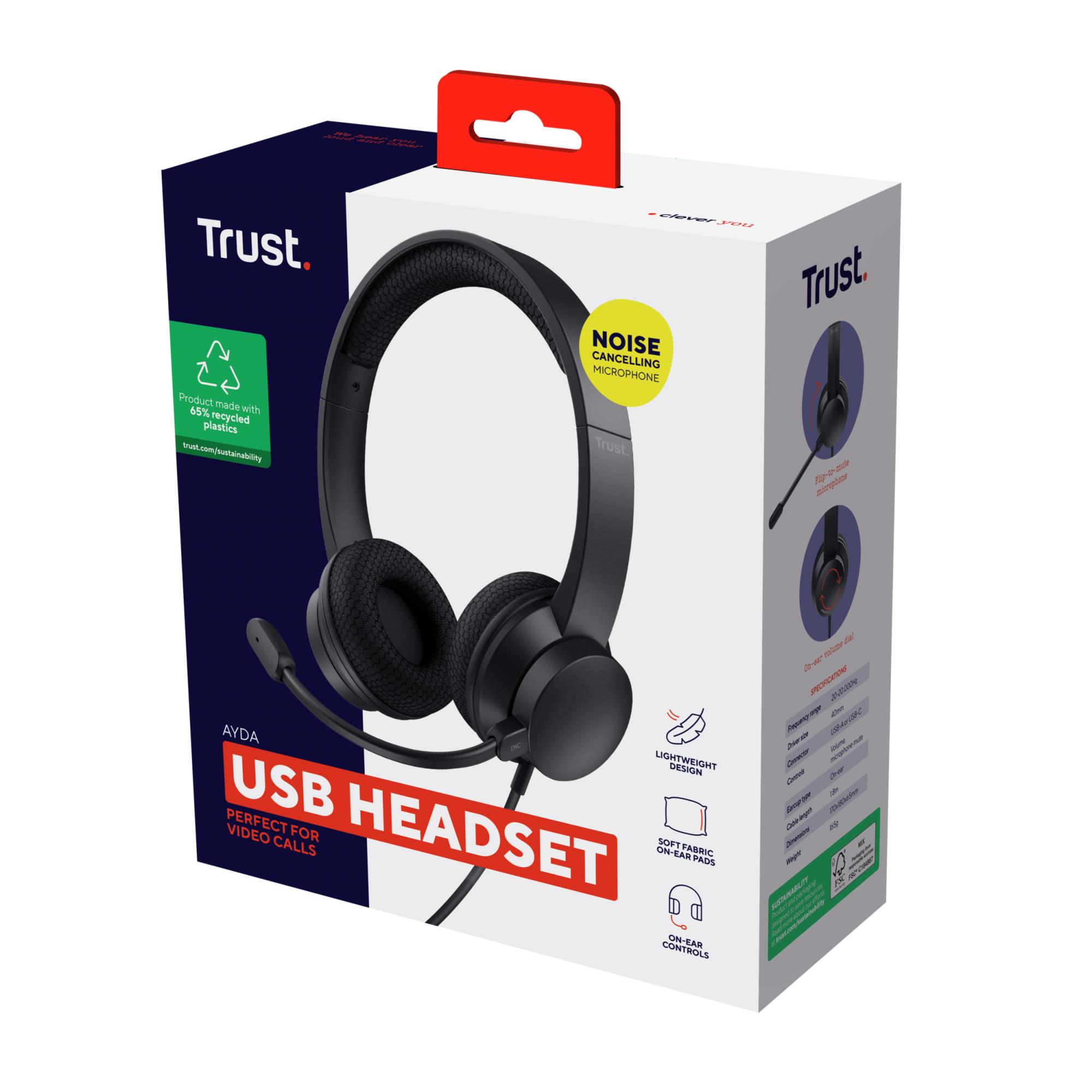HEADSET AYDA USB-ENC PC/25089 TRUST - Image 6