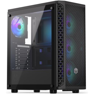 Case ENDORFY Signum 300 ARGB MidiTower Case product features Transparent panel Not included ATX MicroATX MiniITX Colour Black EY2A006