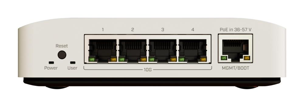 Switch MIKROTIK 1x10Base-T / 100Base-TX / 1000Base-T 4x10GbE PoE ports 1 CRS304-4XG-IN