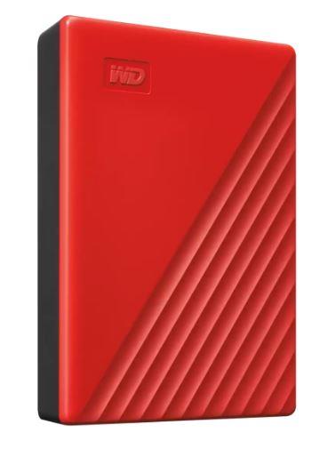External HDD WESTERN DIGITAL My Passport 6TB USB 2.0 USB 3.2 Colour Red WDBR9S0060BRD-WESN - Image 4