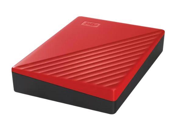 External HDD WESTERN DIGITAL My Passport 6TB USB 2.0 USB 3.2 Colour Red WDBR9S0060BRD-WESN - Image 2