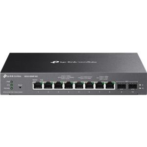 Switch TP-LINK Type L2 Desktop/pedestal 8x2.5GbE 2xSFP+ PoE+ ports 8 160 Watts SG2210XMP-M2