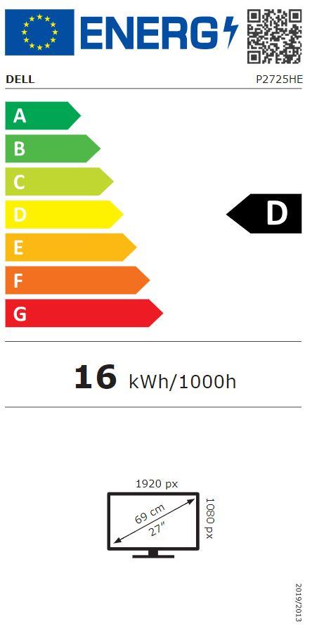 LCD Monitor DELL P2725HE 27" Business Panel IPS 1920x1080 16:9 100Hz Matte 8 ms Swivel Pivot Height adjustable Tilt 210-BMJC - Image 5