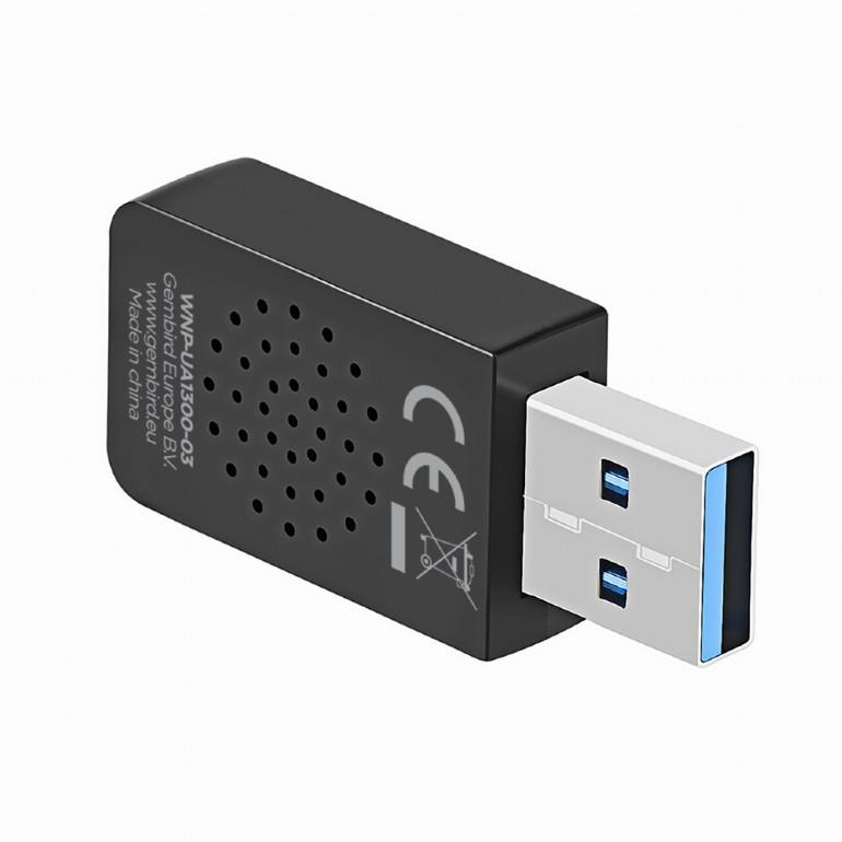 WRL ADAPTER 1300MBPS USB/DUALBAND WNP-UA1300-03 GEMBIRD - Image 2