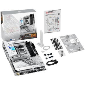 Mainboard ASUS AMD X870 SAM5 ATX Memory DDR5 Memory slots 4 1xPCI-Express 4.0 16x 1xPCI-Express 5.0 16x 4xM.2 1xHDMI 1xDisplayPort 1xAudio-In 1xAudio-Out 4xUSB 3.0 5xUSB 3.1 1xUSB-C 2xUSB4 1xOptical S/PDIF 90MB1IF0-M0EAY0