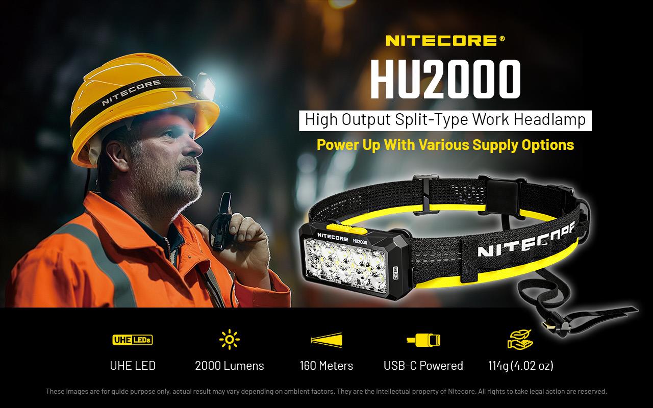 HEADLAMP H SERIES 2000 LUMENS/HU2000 NITECORE - Image 10