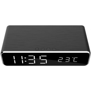 MOBILE CHARGER WRL W/DIG ALARM/CLOCK DAC-WPC-01 GEMBIRD