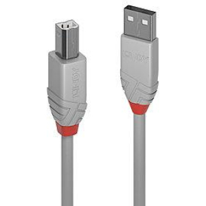 CABLE USB2 A-B 2M/ANTHRA GREY36683 LINDY